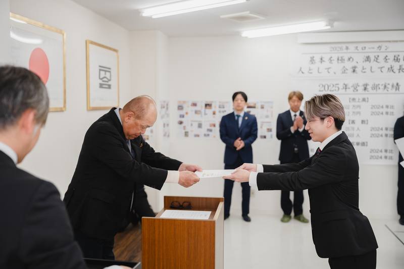 株式会社一門会 「揚げ師・ファンクル」表彰式 写真・映像制作